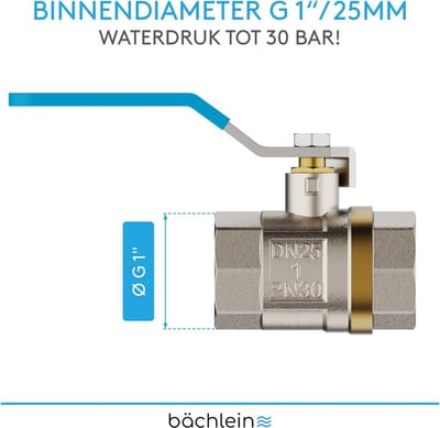 kogelkraan / Premium kogelkraan - universele waterkraan voor de tuin / uitloop buitenkraan / Premium tuinkraan / water tap for the garden
