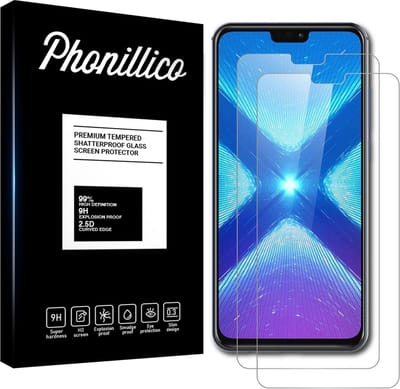 Screenprotector voor Honor View 10 Lite - 2 stuks Beschermglas van glas Transparante glazen schermbeschermfolie