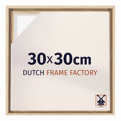 Baklijst 30x30 cm - Beuken - Geschikt voor Canvasdoek - MDF Baklijst Lausanne