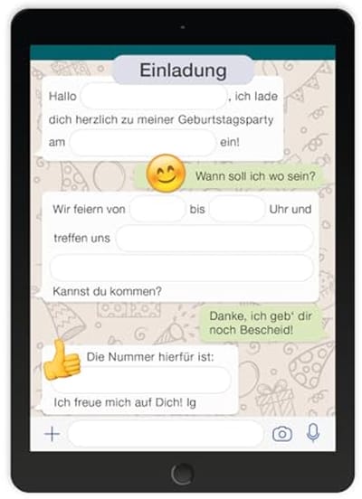 24 Uitnodigingskaarten voor Kinderen – Verjaardagsfeest Thema Tablet/Mobiel – Perfecte Uitnodigingen voor Jongens en Meisjes