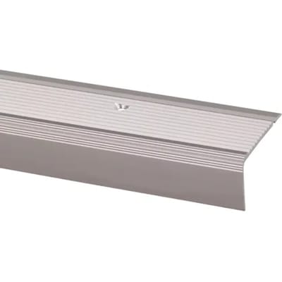 Trapprofiel Aluminium - Rvs Kleur - Antislip - 45x23x950mm