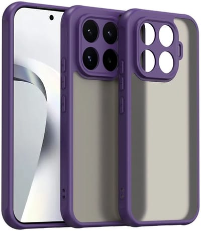 Hoesje geschikt voor Xiaomi 17T - Phonesta AirFrost Semi-Transparante Back Cover - Mat Paars