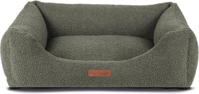 Dog's Lifestyle Orthopedische hondenmand Boucle Mosgroen M 75cm -Ook in XL & XXL- Wasbare hoes