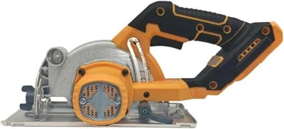 Elektrische Cirkelzaag - Draadloos Gereedschap - Houtbewerking - Borstelloze Motor - 5.5 Inch - Geel