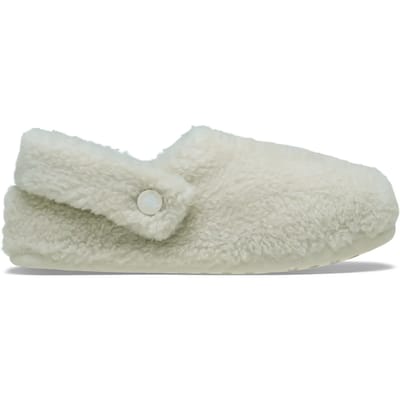 Crocs Classic Cozzzy Polyester Dames Slippers in Stucco