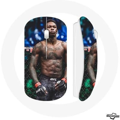 Draadloze muis Israel Adesanya Kickboxer en Boxer