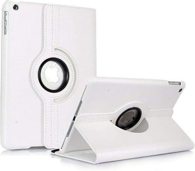 Hoes geschikt voor Apple iPad 10.2 (2019 / 2020) 360° Draaibare Hoes - Wit