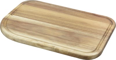 Point-Virgule snijplank met sapgeul - acaciahout - 30x19.5x1.5cm