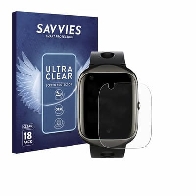Savvies - Screenprotector voor ABUBU SmartWatch PBL2 - Folie Beschermfolie transparant 18 Stuks