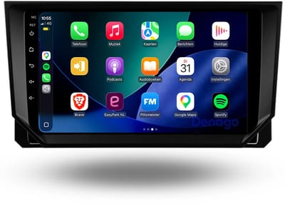 CarPlay autoradio geschikt voor Seat Ibiza | 2018 t/m 2026 | Android 13 | Draadloos Apple CarPlay & Android Auto | 2GB + 32GB | Denago DNG-A404 | 2025 model | 2018 2019 2020 2021 2022 2023 2024 2025 2026 | Bluetooth & Wifi
