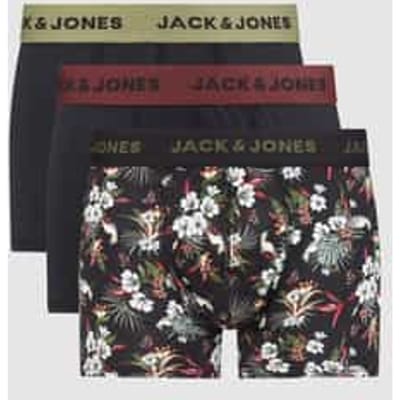 JACK&JONES JACFLOWER MIRCO FIBER 3 PACK Heren Onderbroek -  Maat S
