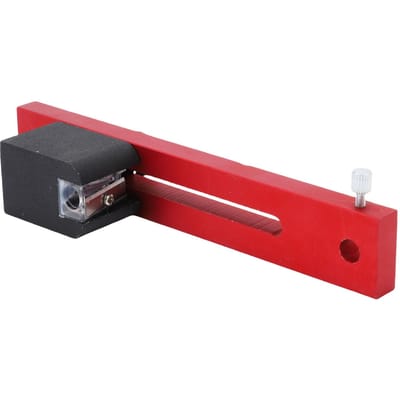 Outil Marqueur de Ligne de Carrosserie de Voiture 110 mm Réglable Précis Traceur d'Aile pour Réparation de Bosses Automobiles red