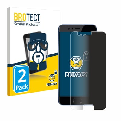 BROTECT - privacy screenprotector voor Huawei P10 - Folie Beschermfolie Blauwlichtfilter 2 Stuks