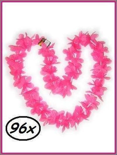 96x Hawai slinger roze