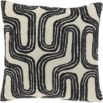 Unique Living - Sierkussen Jorina 45x45cm - Black