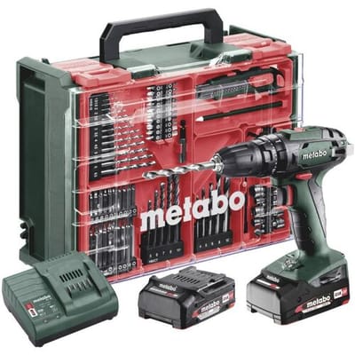 Metabo SB 18 Set 602245710 Accu-slagmoersleutel 48 Nm 18 V Aantal meegeleverde accus: 2 LiHD Brushless, Incl. koffer, Incl. 2 accus, Incl. lader,