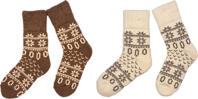 Wollen Sokken – 2 Paar – Winter Sokken – Extra Warm – Dames & Heren - Maat 35/38