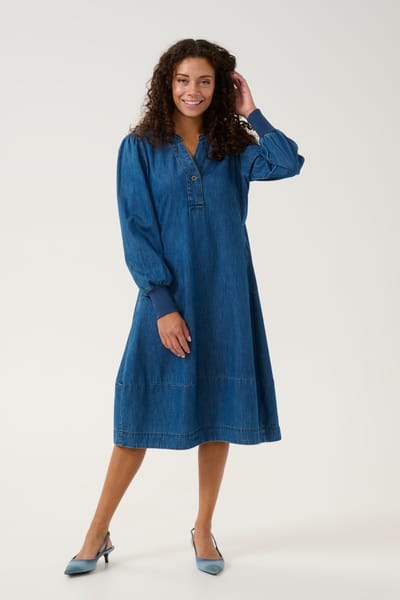Jurk Casual fit Dark Blue Wash dark blue