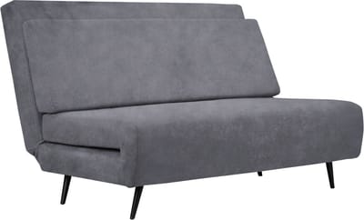 Mallory-Opklapbed - Antraciet Fluweel