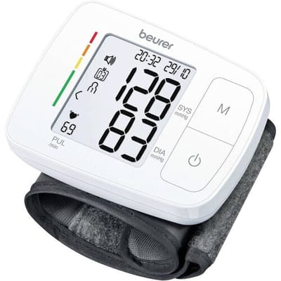 Beurer BC 21 Bloeddrukmeter Pols - Hartslagmeter met Spraakfunctie (5 talen) - Herkent Hartritmestoornis - Voor 2 gebruikers - Inc. Manchet Pols (14 - 19.5 cm) - 5 jaar Garantie