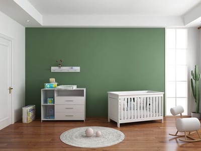 Born Lucky Jim Babykamer 2-Delig – Ledikant en Commode – Vanaf Geboorte tot ca. 2,5 Jaar