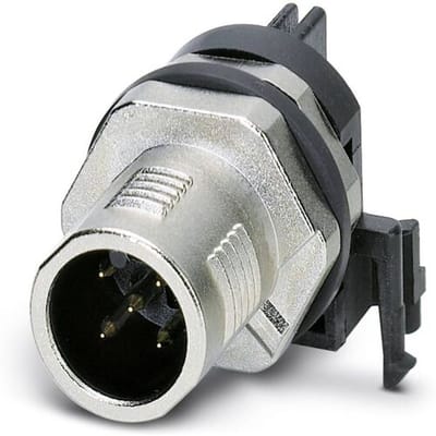 Phoenix Contact 1438037 Sensor/actuator inbouwconnector M12 Aantal polen (sensoren): 5 Stekker, inbouw 10 stuk(s) Piece