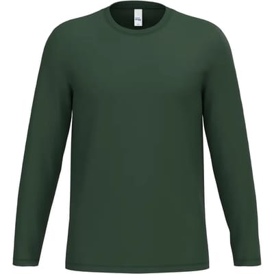 iDeal Basic Brand iDeal190 uniseks T-shirt LSL IB323 - Ideal Forest Green - S