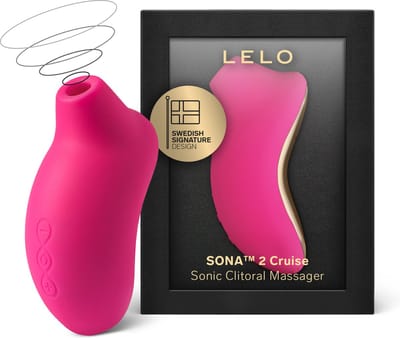 LELO SONA 2 Cruise – Sonische Clitorisstimulator – Cruise Control – Sonische Golven – Cerise