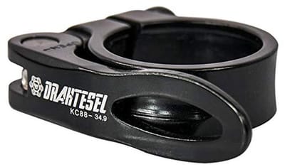 Fiets zadelpenklem met snelspanner - 34,9 mm, Verkrijgbaar in 7 kleuren