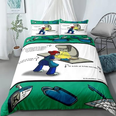 Braziliaans Jiu Jitsu Retro Beddengoedset zonder laken King Queen Double Full Twin Single Maat Bedlinnenset 135x200cm