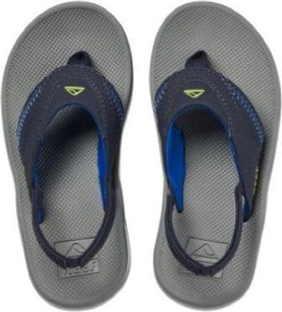 Reef Little Fanning - Maat 19.20 - Jongens Slippers - Navy/Lime