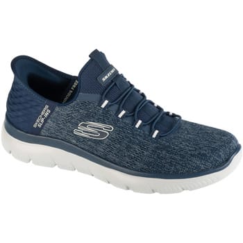 Skechers Summits Key Pace Textiel Heren Navy Sneakers