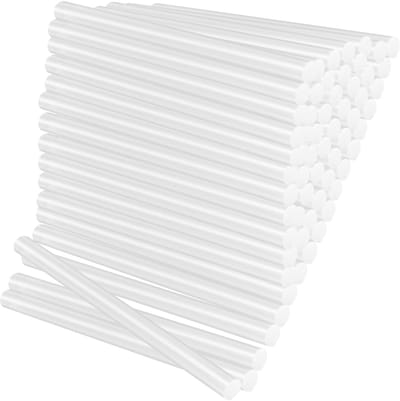 Lijmstiften voor pistool, 7 mm x 100 mm, transparante hete lijm, sneldrogend, lijm voor lijmpistool, hete lijmstift voor knutselen, handwerk