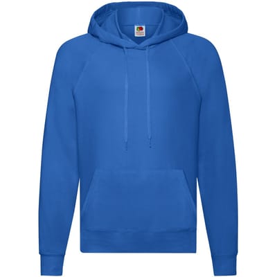 Fruit of the Loom Heren Lichtgewicht Pullover Hoodie (Koningsblauw)