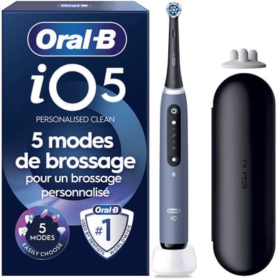Oral-B – iO5 Series – Elektrische tandenborstel – Bluetooth – LED - Reisetui