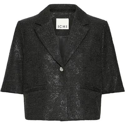 Ichi IHKATE GLEAM BL Dames Blazer/colbert - Black