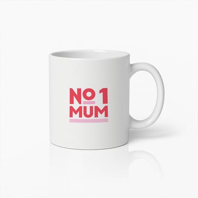 No.1 Mama Mok 330ml – Leuke Koffiebeker voor Moederdag, Verjaardag & Dagelijks Cadeau voor Moeder