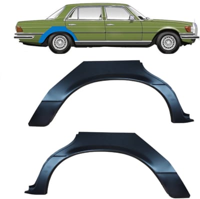 Reparatiepaneel achterspatbord voor Mercedes S-Class W116 1972-1980