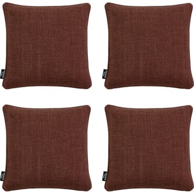 Madison - Sierkussen Nola bordeaux - 60x60x10cm - Set van 4