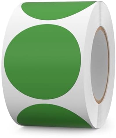 500 Ronde Labels 50mm - Waterdichte Cirkel Stickers voor Thuis en Kantoor