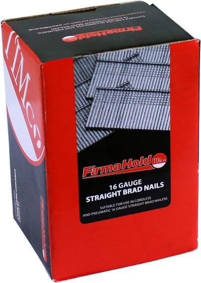 Rechte Nagels Geel Verzinkt 16x19mm voor Nagelpistool (Doos 2000 Stuks)