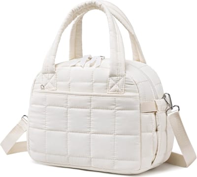 Lunchbox voor vrouwen Lunchtas Gewatteerde gewatteerde lunchbox met verstelbare riem Geïsoleerde herbruikbare lunchbox voor werk School Picknick Reizen