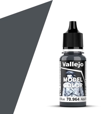 Vallejo Hobbyverf Acrylverf - 70964 Model Color Field Blue - Acryl Verf flesje - 17 ml