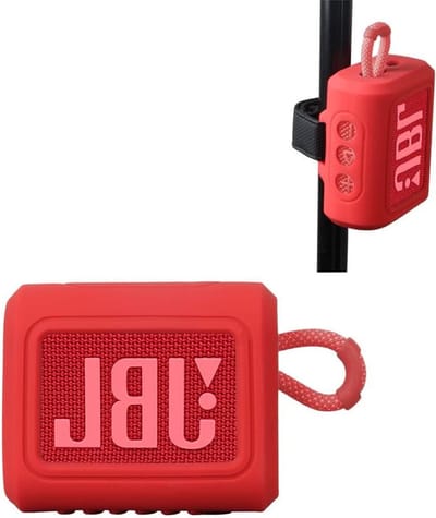 Siliconen hoes voor waterdichte en draagbare JBL GO 4 / JBL GO 3 luidsprekers, bescherming en stijl