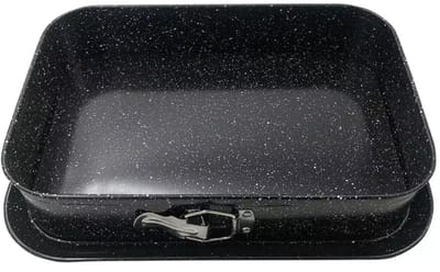 Kinghoff - Rechthoekige Bakvorm - Afneembare Rand - 39x27cm - Antiaanbaklaag