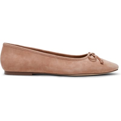 Steve Madden Malinda Flat Shoes Tan Suede Maat: 36 | Ballerina's Outlet | Dames | Beige