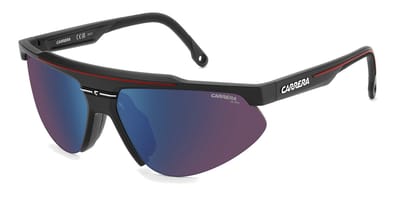 Carrera C 15/S MATTE BLACK RED/ VIOLET HIGH CONTRAST 70/9/140 Herrenbrillen Zonnebrillen