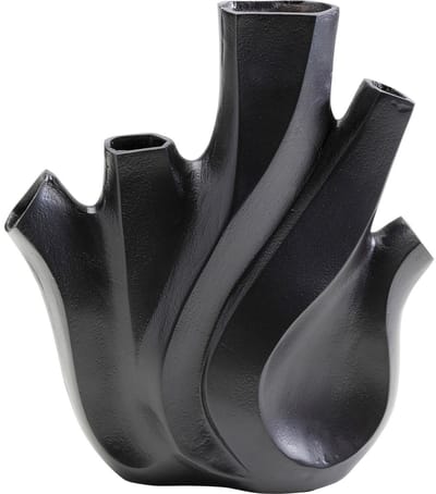 Vaas Flame zwart 29cm Kare Design