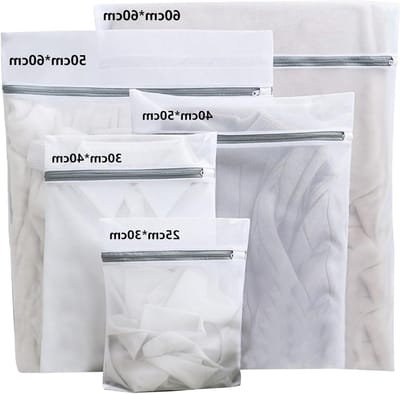 Vijfdelige waszak voor delicate kleding, waaronder blouses, schoenen, bh's en ondergoed