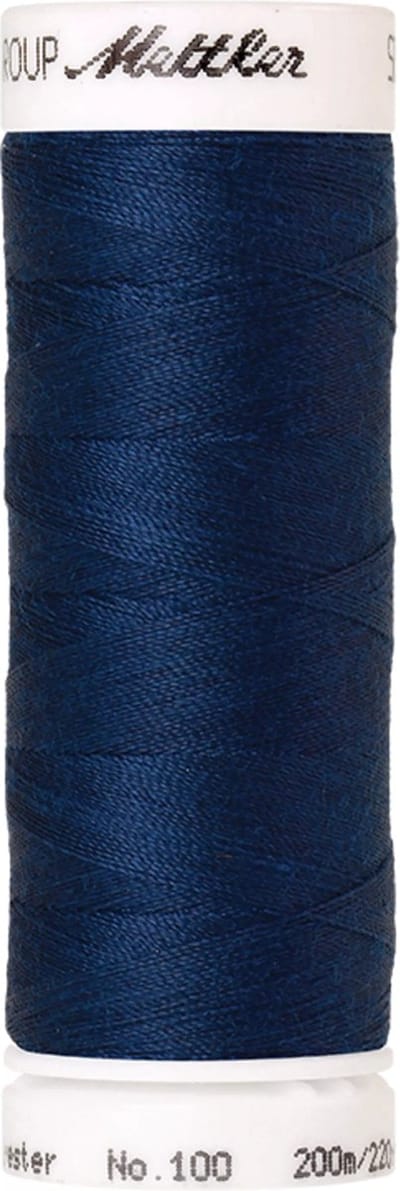 Amann Mettler Seralon Naaigaren – Royal Navy (0816) – 200 m – No. 100 – 100% Polyester – Per Stuk